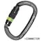 Kong Usa Oval, 110 mm Length, 21 mm Gate Opening, Aluminum Alloy, Black 712LG1NNNKK - alternate 1